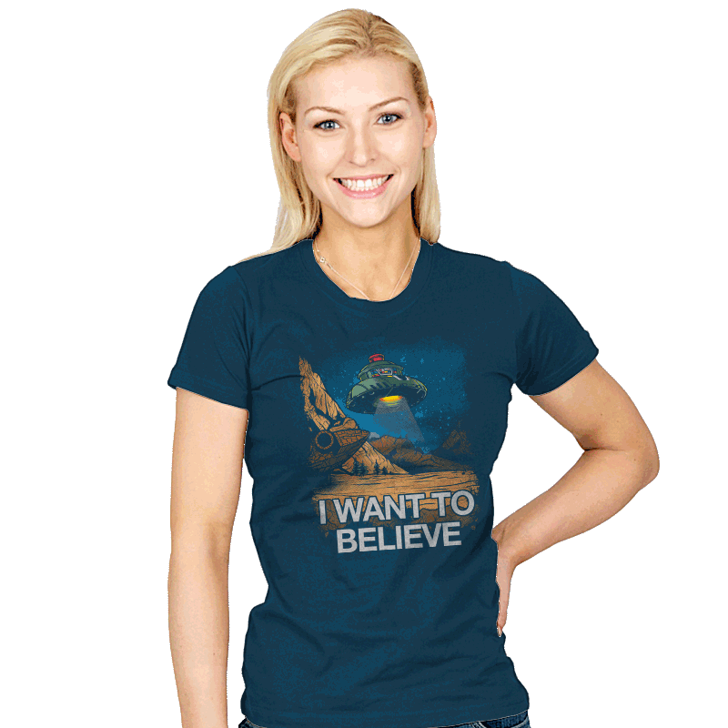 Believe in the Cosmos - Womens T-Shirts RIPT Apparel