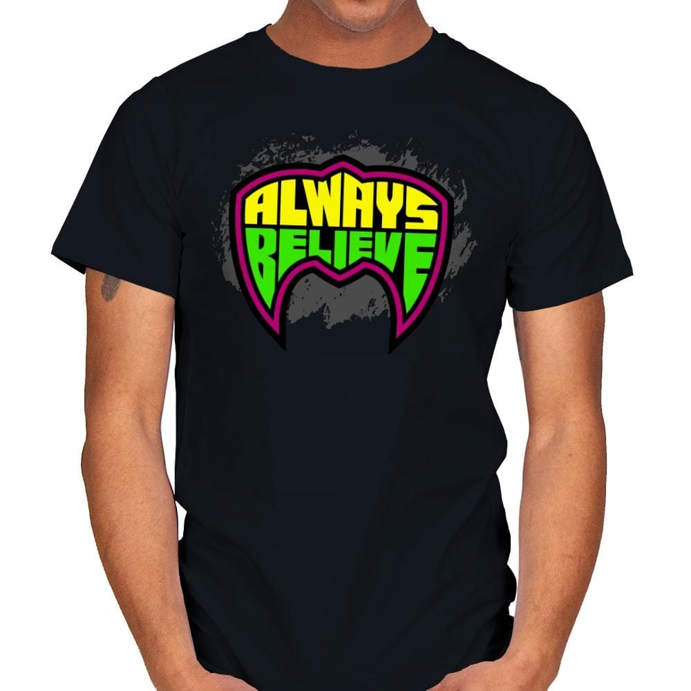 Believe in the Power - Mens T-Shirts RIPT Apparel Small / Black