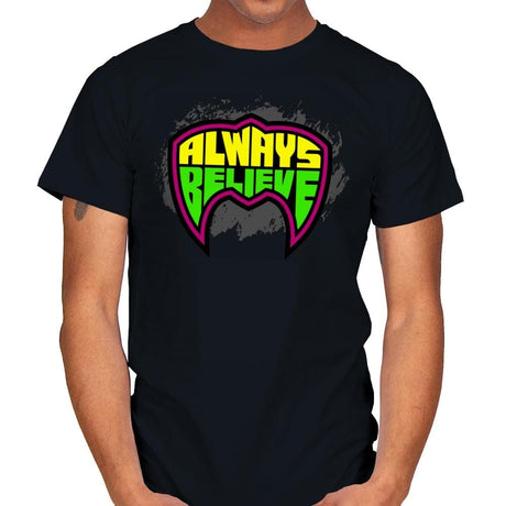 Believe in the Power - Mens T-Shirts RIPT Apparel Small / Black