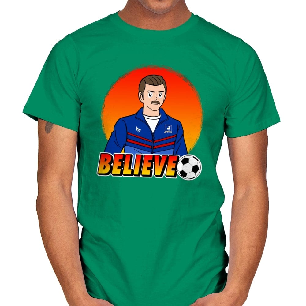 Believe - Mens T-Shirts RIPT Apparel Small / Kelly