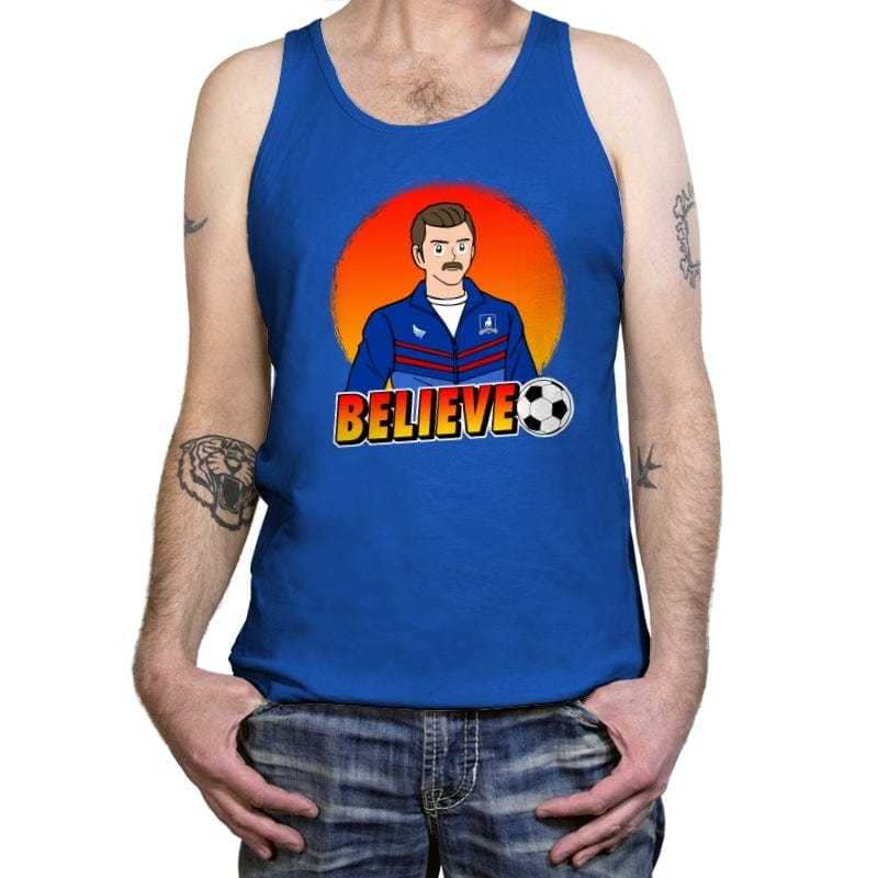 Believe - Tanktop Tanktop RIPT Apparel X-Small / True Royal