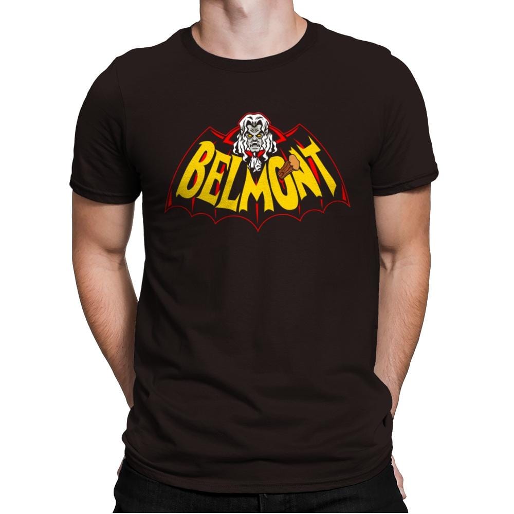 Belmont - Mens Premium T-Shirts RIPT Apparel Small / Dark Chocolate