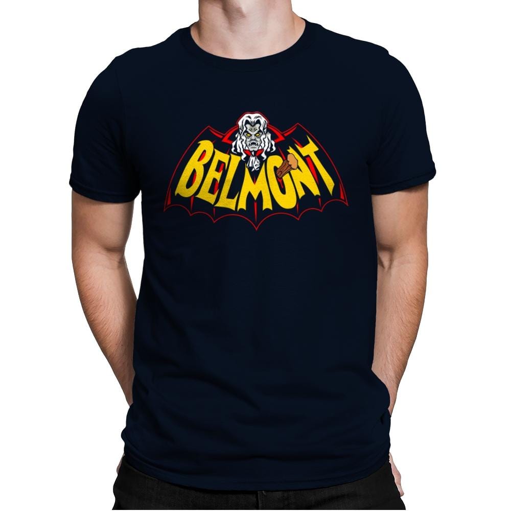 Belmont - Mens Premium T-Shirts RIPT Apparel Small / Midnight Navy