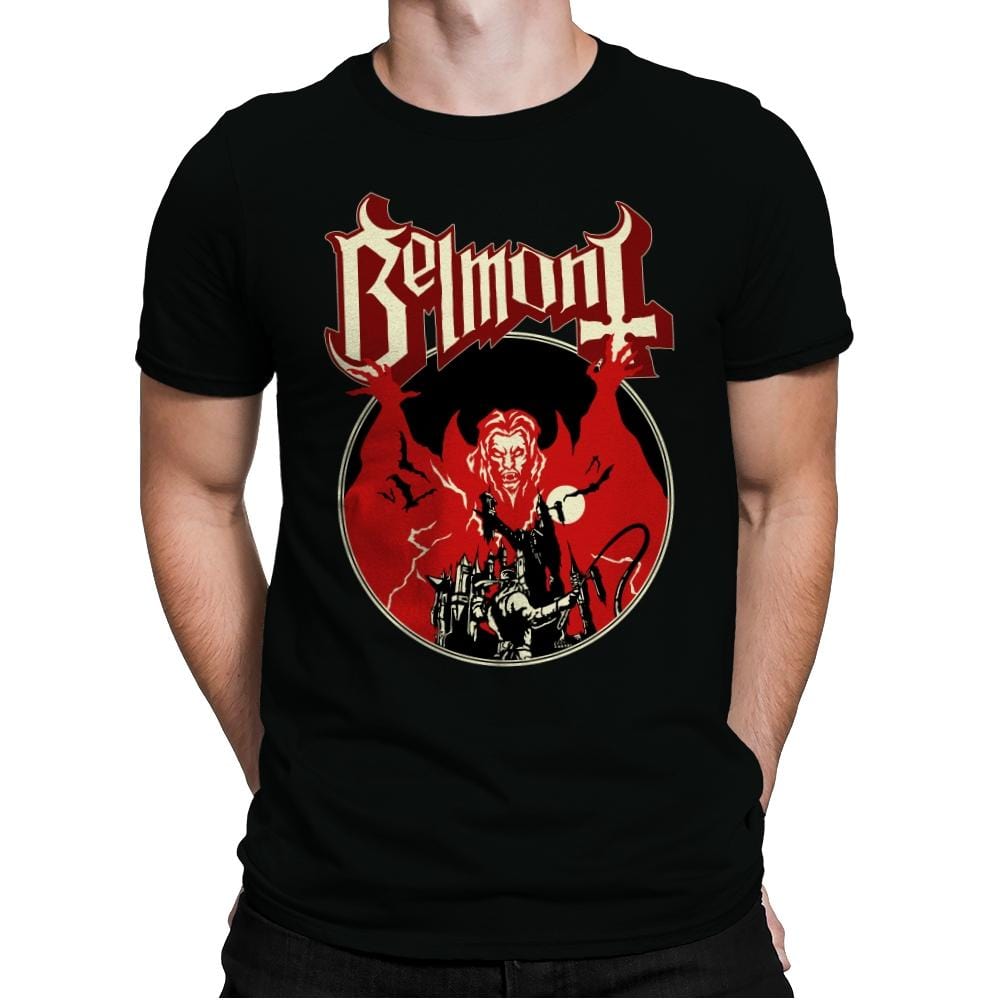 Belmont Opus Red - Mens Premium T-Shirts RIPT Apparel Small / Black