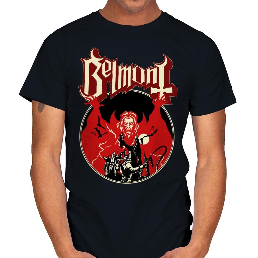 Belmont Opus Red - Mens T-Shirts RIPT Apparel Small / Black