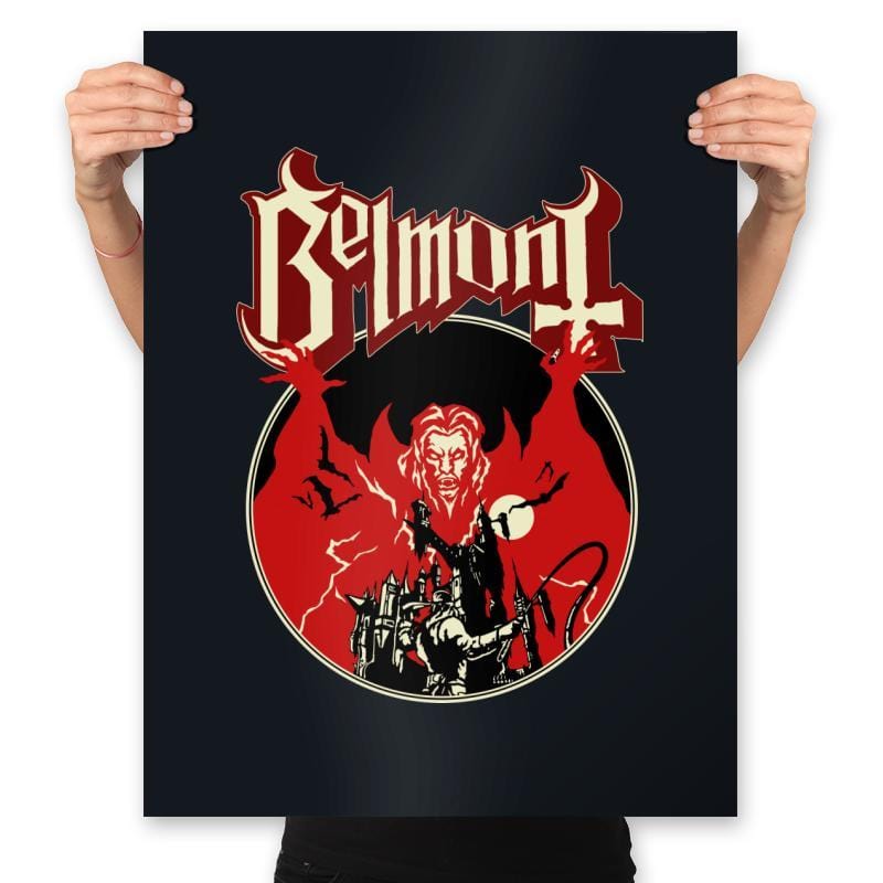 Belmont Opus Red - Prints Posters RIPT Apparel 18x24 / Black