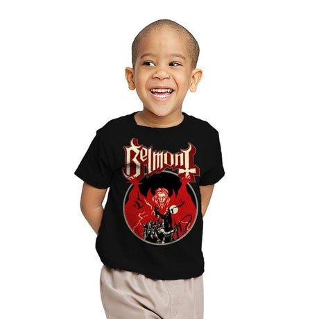 Belmont Opus Red - Youth T-Shirts RIPT Apparel X-small / Black