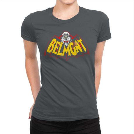 Belmont - Womens Premium T-Shirts RIPT Apparel Small / Heavy Metal