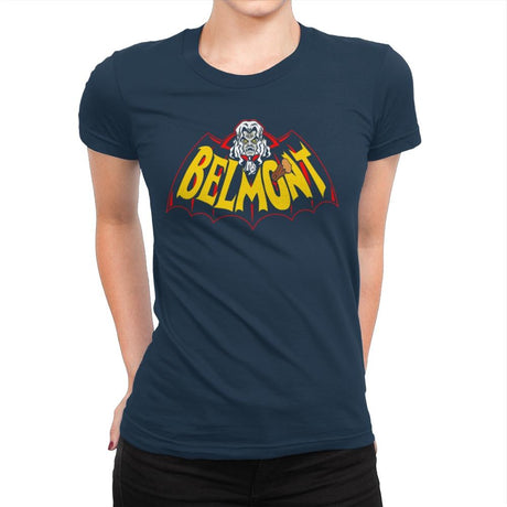 Belmont - Womens Premium T-Shirts RIPT Apparel Small / Midnight Navy