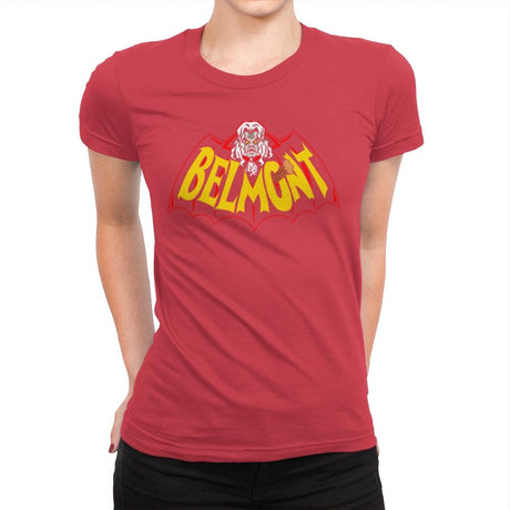 Belmont - Womens Premium T-Shirts RIPT Apparel Small / Red