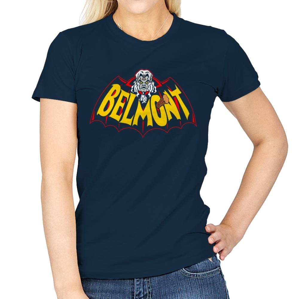 Belmont - Womens T-Shirts RIPT Apparel Small / Navy