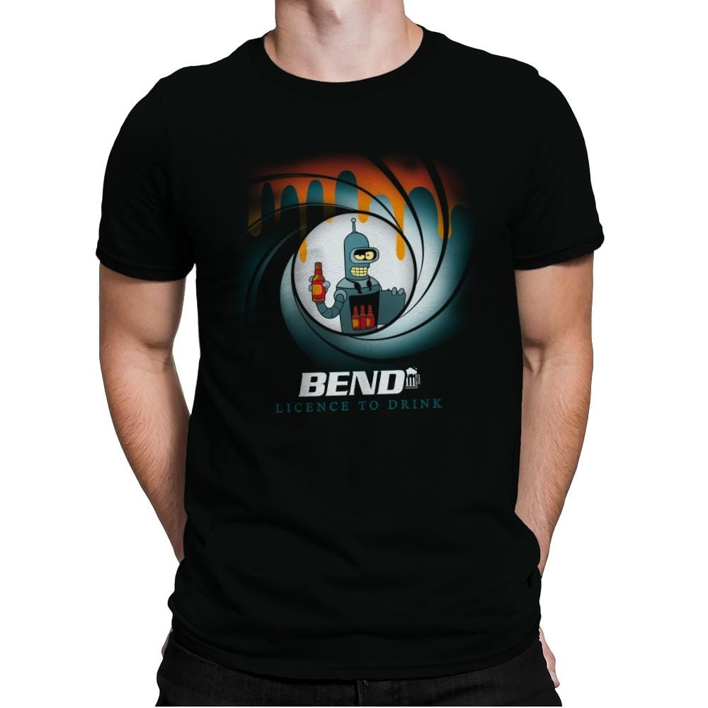 Bend Agent Drink - Mens Premium T-Shirts RIPT Apparel Small / Black