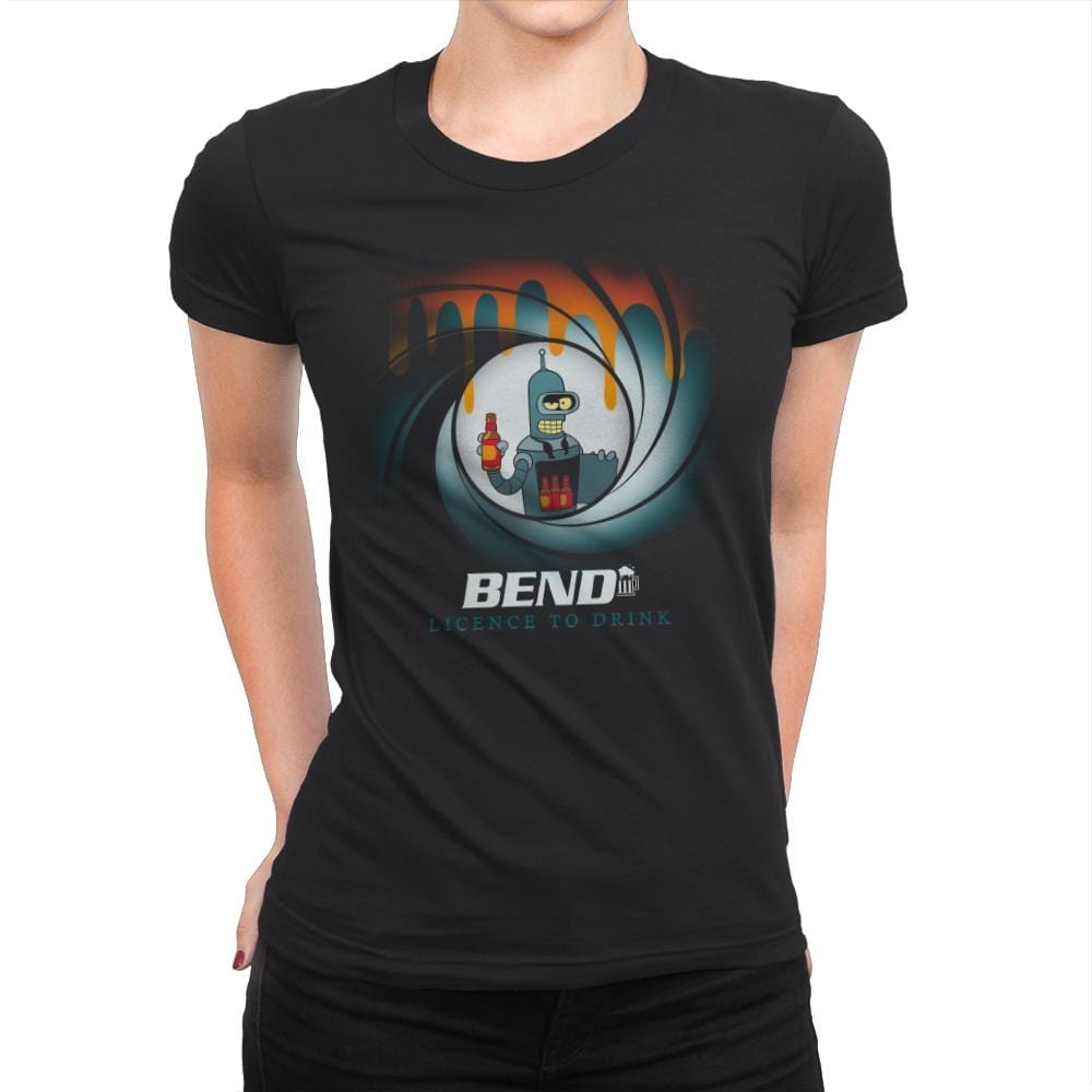 Bend Agent Drink - Womens Premium T-Shirts RIPT Apparel Small / Black