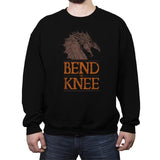 Bend The Knee - Crew Neck Sweatshirt Crew Neck Sweatshirt RIPT Apparel Small / Black