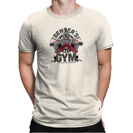 Bender's Gym Exclusive - Mens Premium T-Shirts RIPT Apparel Small / Natural