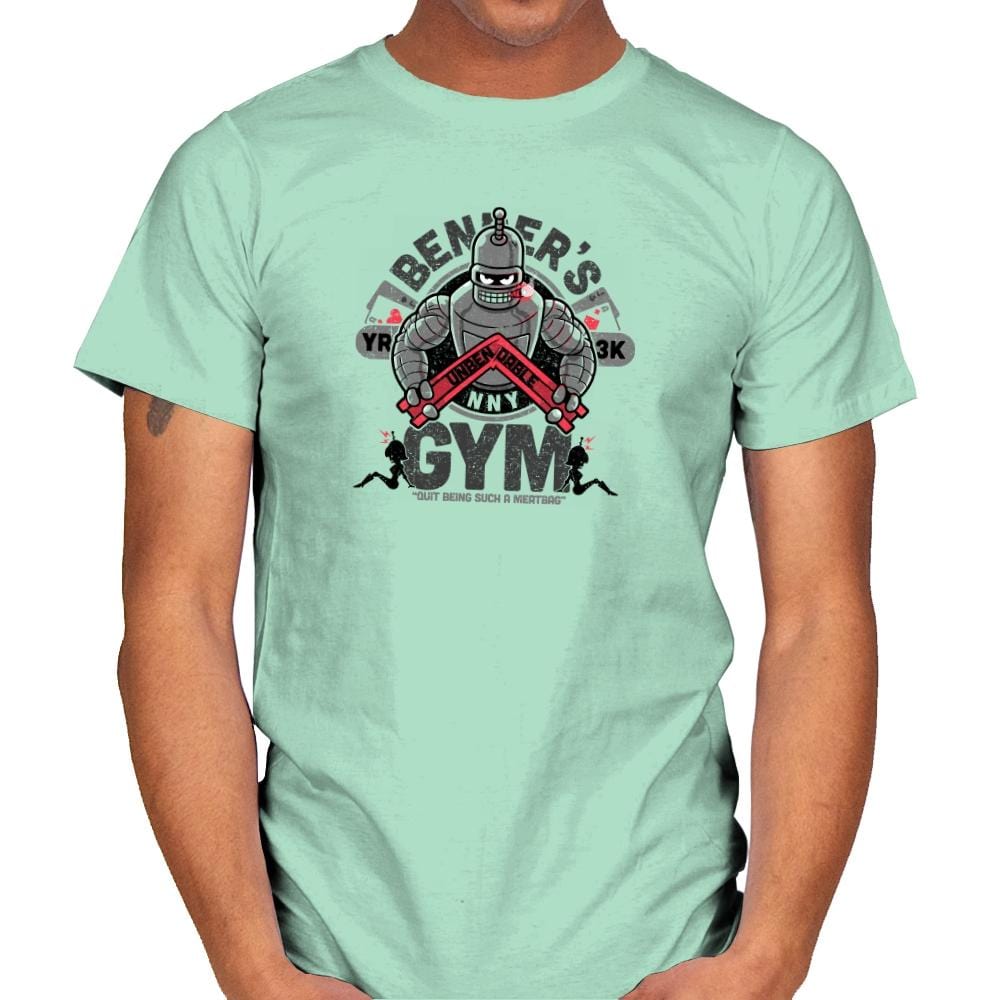 Bender's Gym Exclusive - Mens T-Shirts RIPT Apparel Small / Mint Green