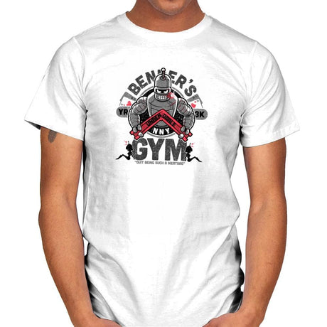 Bender's Gym Exclusive - Mens T-Shirts RIPT Apparel Small / White