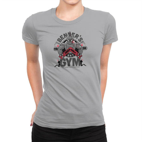 Bender's Gym Exclusive - Womens Premium T-Shirts RIPT Apparel Small / Heather Grey