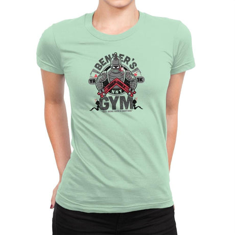 Bender's Gym Exclusive - Womens Premium T-Shirts RIPT Apparel Small / Mint