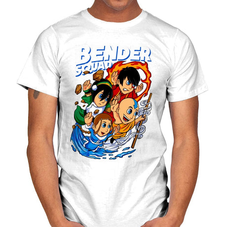Bender Squad - Mens T-Shirts RIPT Apparel Small / White