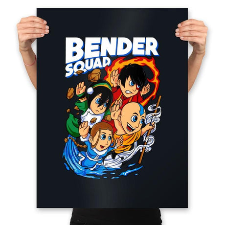 Bender Squad - Prints Posters RIPT Apparel 18x24 / Black