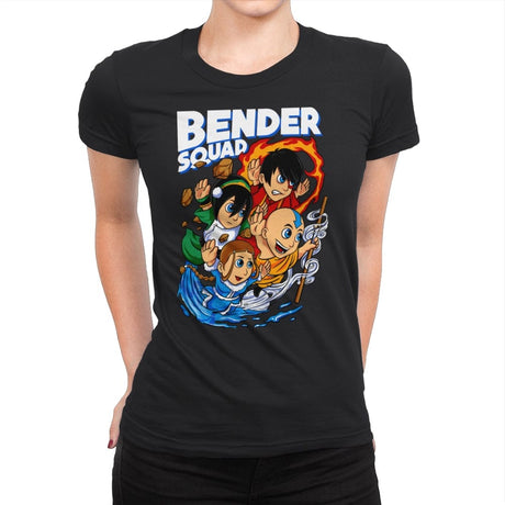 Bender Squad - Womens Premium T-Shirts RIPT Apparel Small / Black