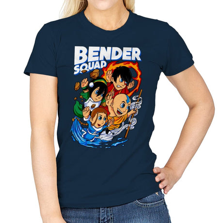 Bender Squad - Womens T-Shirts RIPT Apparel Small / Navy