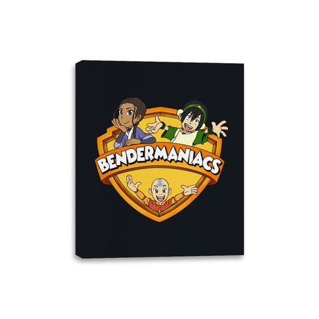 Bendermaniacs - Canvas Wraps Canvas Wraps RIPT Apparel 8x10 / Black