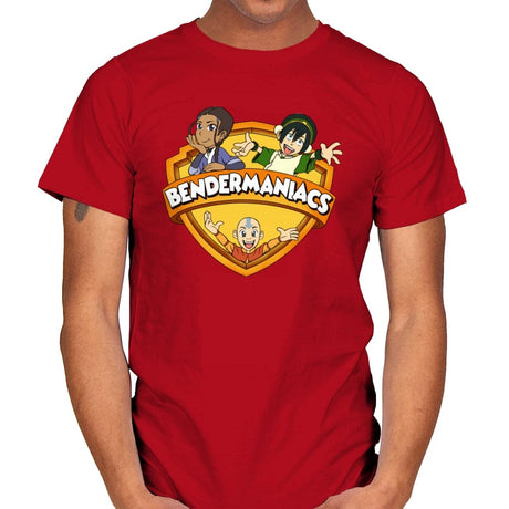Bendermaniacs - Mens T-Shirts RIPT Apparel Small / Red