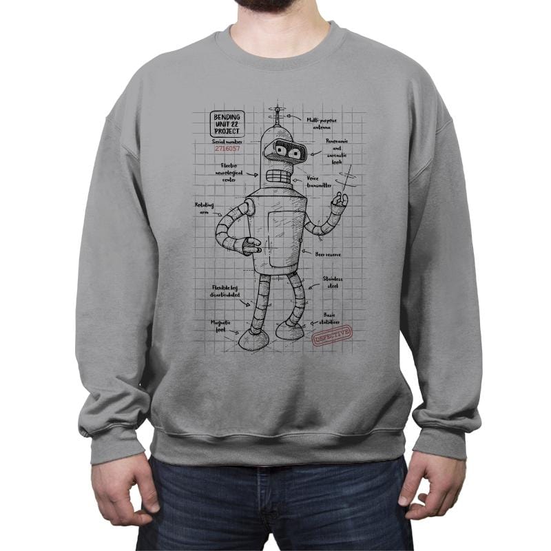 Bending unit 22 - Crew Neck Sweatshirt Crew Neck Sweatshirt RIPT Apparel