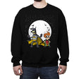 Bendman and Frybin - Crew Neck Sweatshirt Crew Neck Sweatshirt RIPT Apparel Small / Black