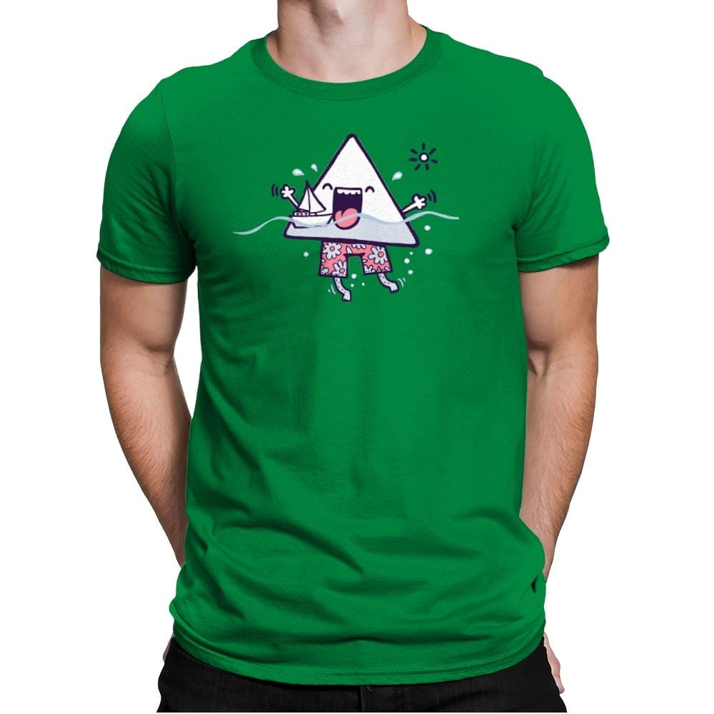 Bermuda Triangle - Mens Premium T-Shirts RIPT Apparel Small / Kelly