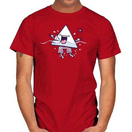 Bermuda Triangle - Mens T-Shirts RIPT Apparel Small / Red
