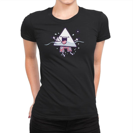 Bermuda Triangle - Womens Premium T-Shirts RIPT Apparel Small / Black