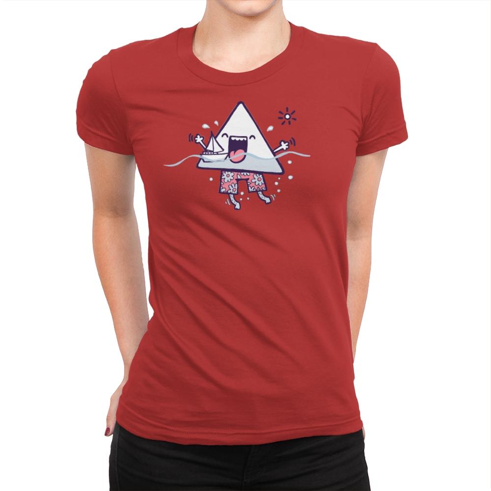 Bermuda Triangle - Womens Premium T-Shirts RIPT Apparel Small / Red