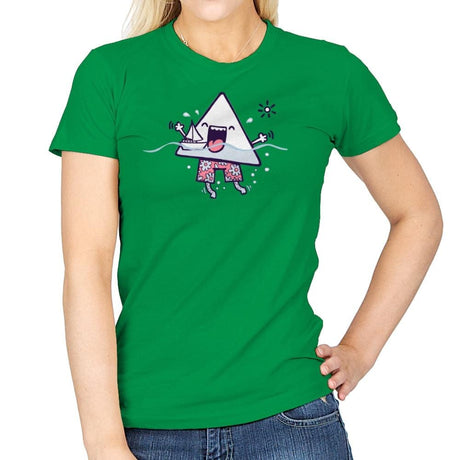 Bermuda Triangle - Womens T-Shirts RIPT Apparel Small / Irish Green