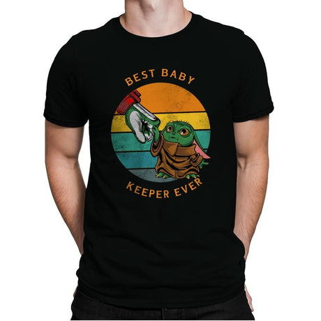 Best Baby Keeper Ever - Mens Premium T-Shirts RIPT Apparel Small / Black