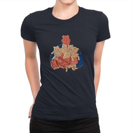 Best Cat Dad Ever - Womens Premium T-Shirts RIPT Apparel Small / Midnight Navy