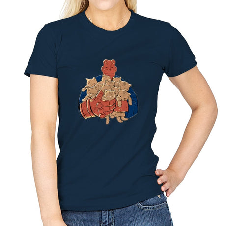 Best Cat Dad Ever - Womens T-Shirts RIPT Apparel Small / Navy