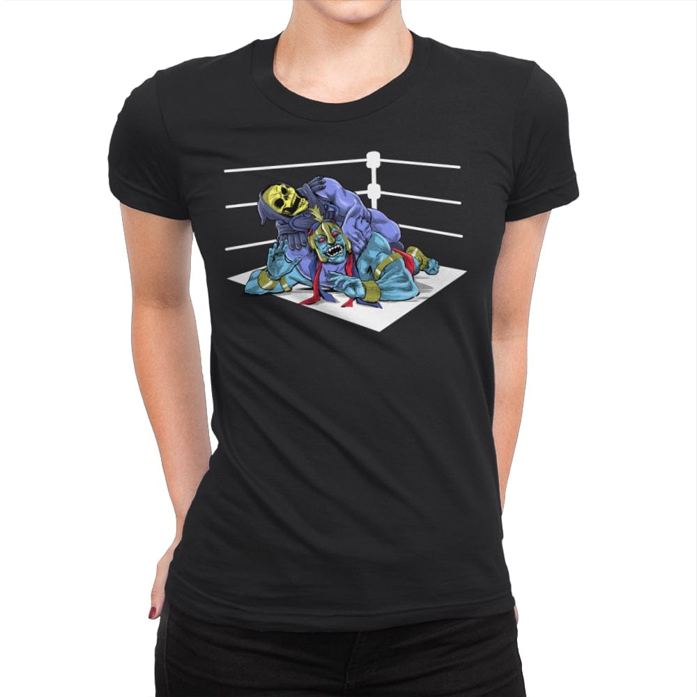 Best Villains Championship - Womens Premium T-Shirts RIPT Apparel Small / Black
