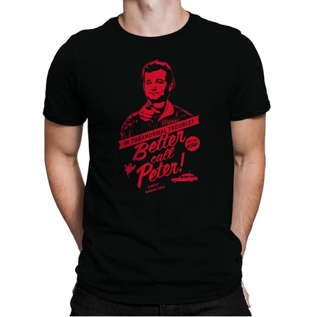 Better Call Peter - Mens Premium T-Shirts RIPT Apparel Small / Black