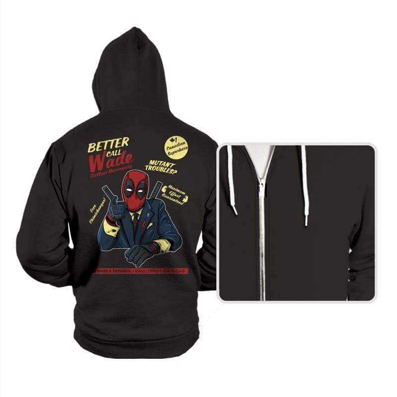 Better Call Wade - Hoodies Hoodies RIPT Apparel Small / Black