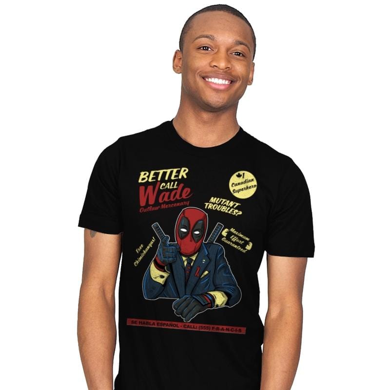 Better Call Wade - Mens T-Shirts RIPT Apparel