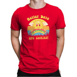 Better Days are Coming - Mens Premium T-Shirts RIPT Apparel Small / Red