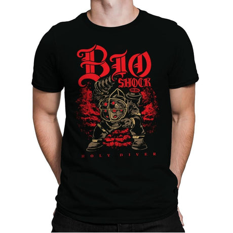 Big Holy Diver - Mens Premium T-Shirts RIPT Apparel Small / 151515