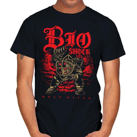 Big Holy Diver - Mens T-Shirts RIPT Apparel Small / 151515