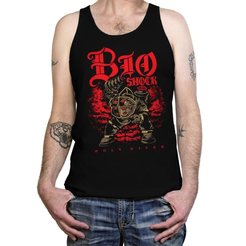 Big Holy Diver - Tanktop Tanktop RIPT Apparel X-Small / 151515