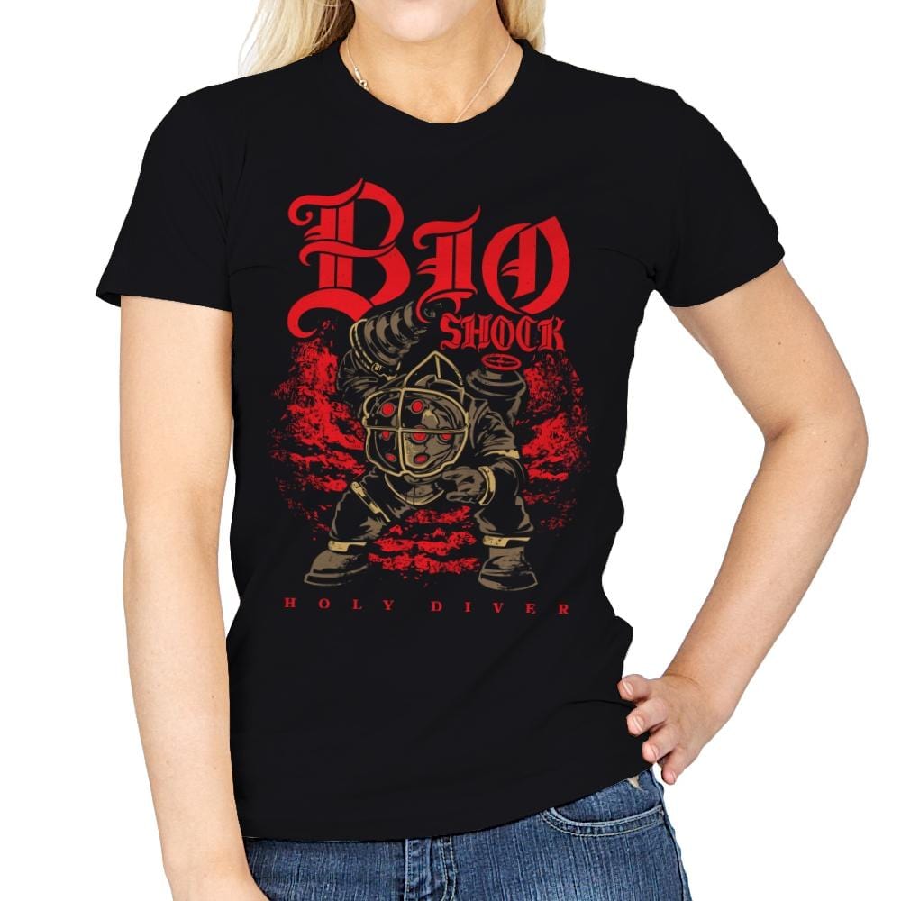 Big Holy Diver - Womens T-Shirts RIPT Apparel Small / 151515