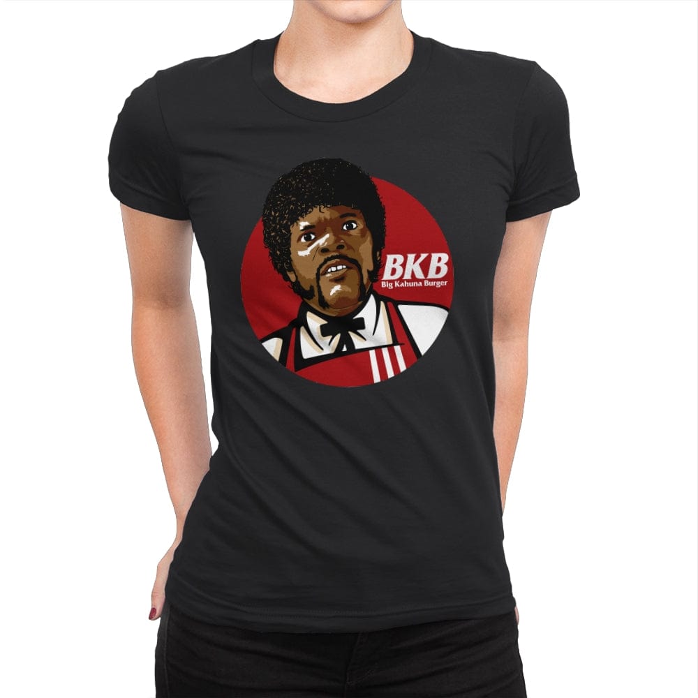 Big Kahuna Burger - Womens Premium T-Shirts RIPT Apparel Small / Black