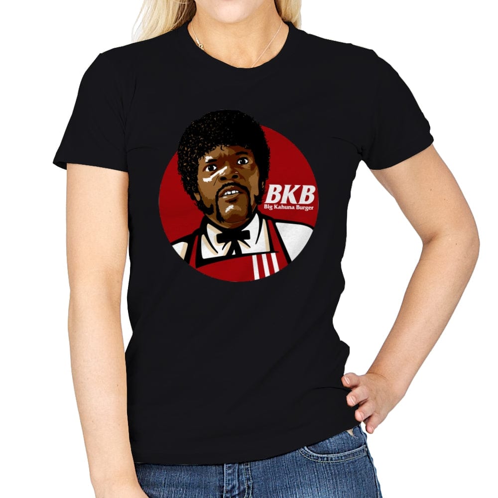 Big Kahuna Burger - Womens T-Shirts RIPT Apparel Small / Black